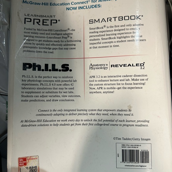 A&P textbook, used one semester. In good condition. - Picture 2 of 3